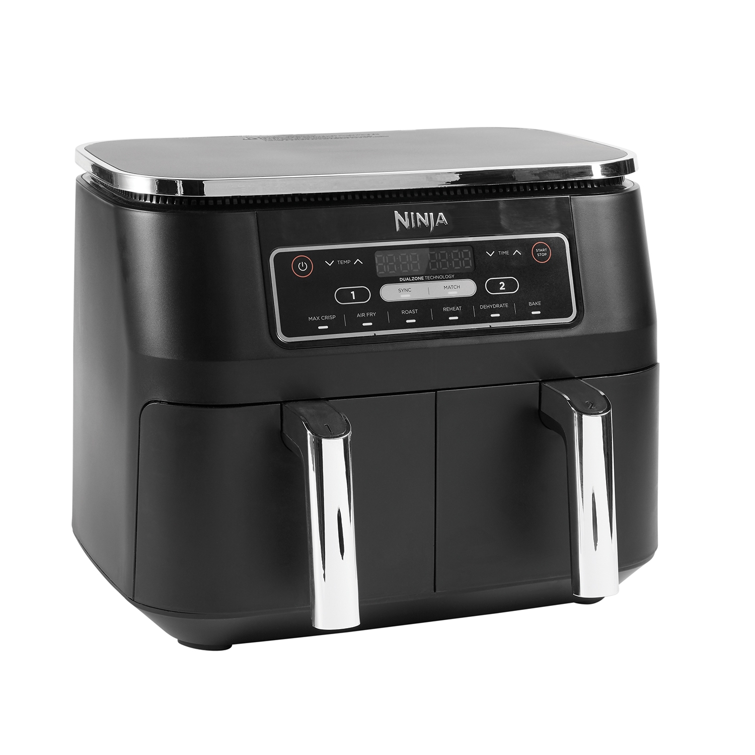 Ninja Foodi AF300UK 7.6L Dual Zone Air Fryer and Dehydrator Black Fivestar Services Euronics